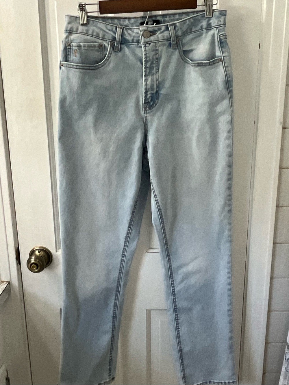 FRYE  Women’s Light Wash High Rise Straight Leg Jeans Blue Size 8